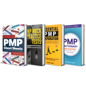 PMP Exam Prep Pack book covers