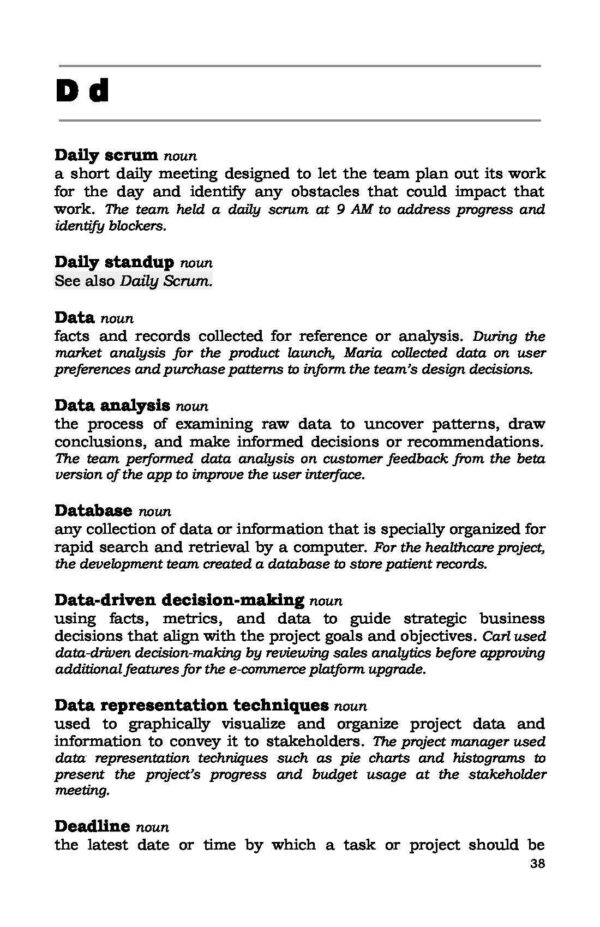 PMP Dictionary PDF (D)