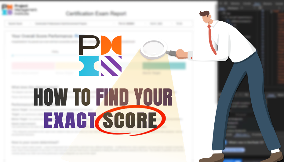 PMP Exam score